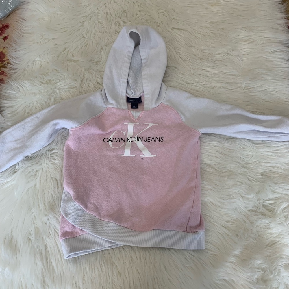 Girls Calvin Klein Zipper Hoody Jacket Size‎ 4T